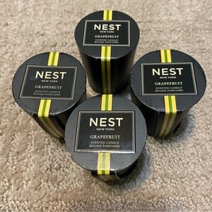 New {NEST} Mini Candle Trio - Grapefruit (Bundle of 4)